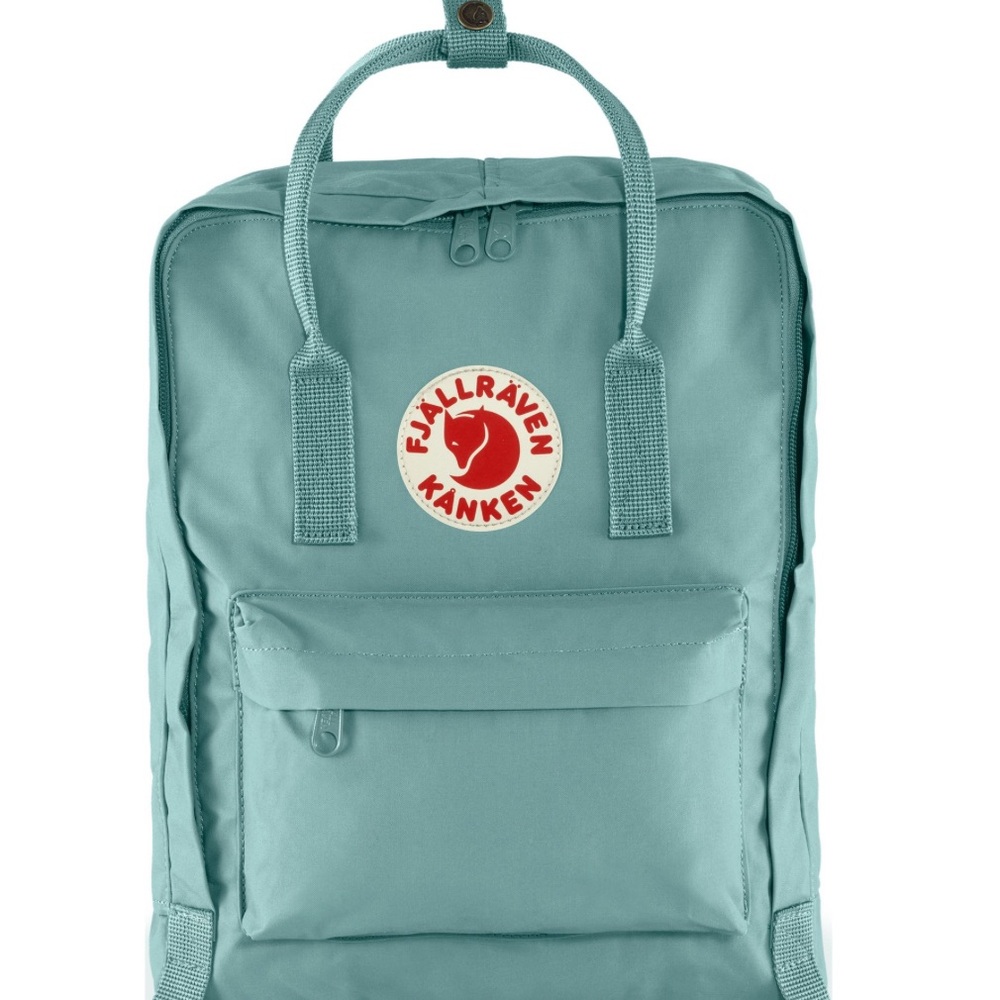 Fjallraven Sky Blue Backpack.